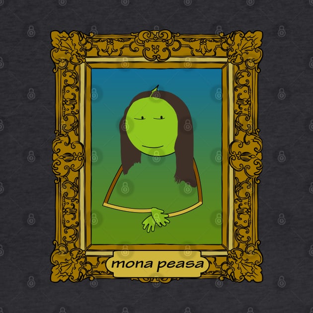 Framed Mona Peasa by shackledlettuce